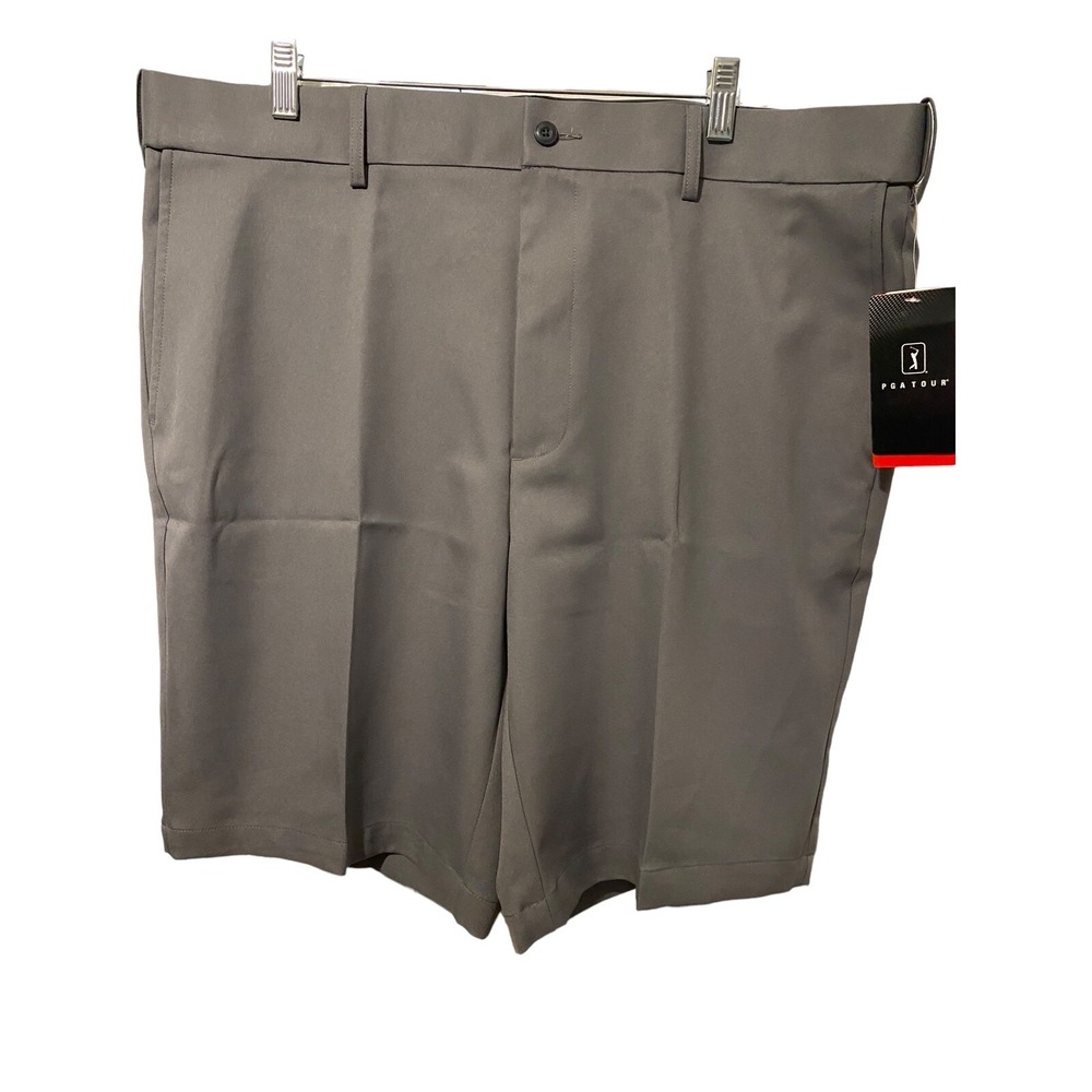 PGA Tour gray shorts golf size 40 nwt pockets nwt 9 inseam mens